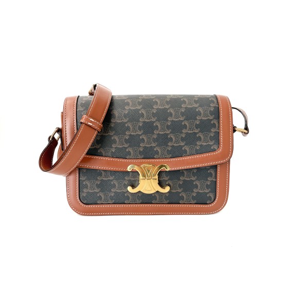 CELINE TEEN TRIOMPHE BAG IN TRIOMPHE CANVAS